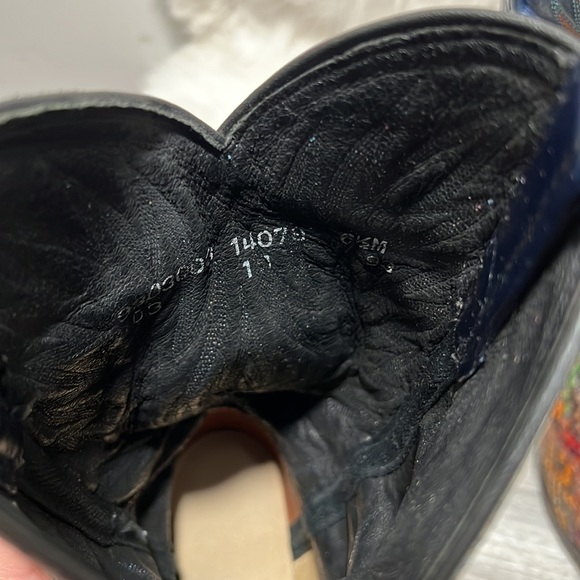 VINTAGE DAN POST  RAINBOW  PYTHON SNAKESKIN EXOTIC RARE WESTERN BOOT 6.5 M - Picture 14 of 16